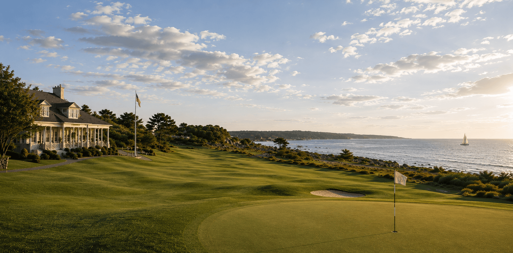 Coastal golf course